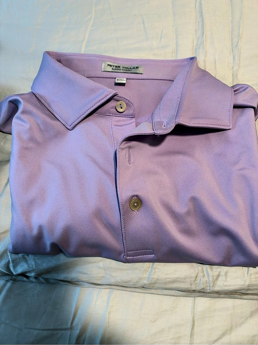 Peter Millar Summer Comfort Performance Polo Purple XL